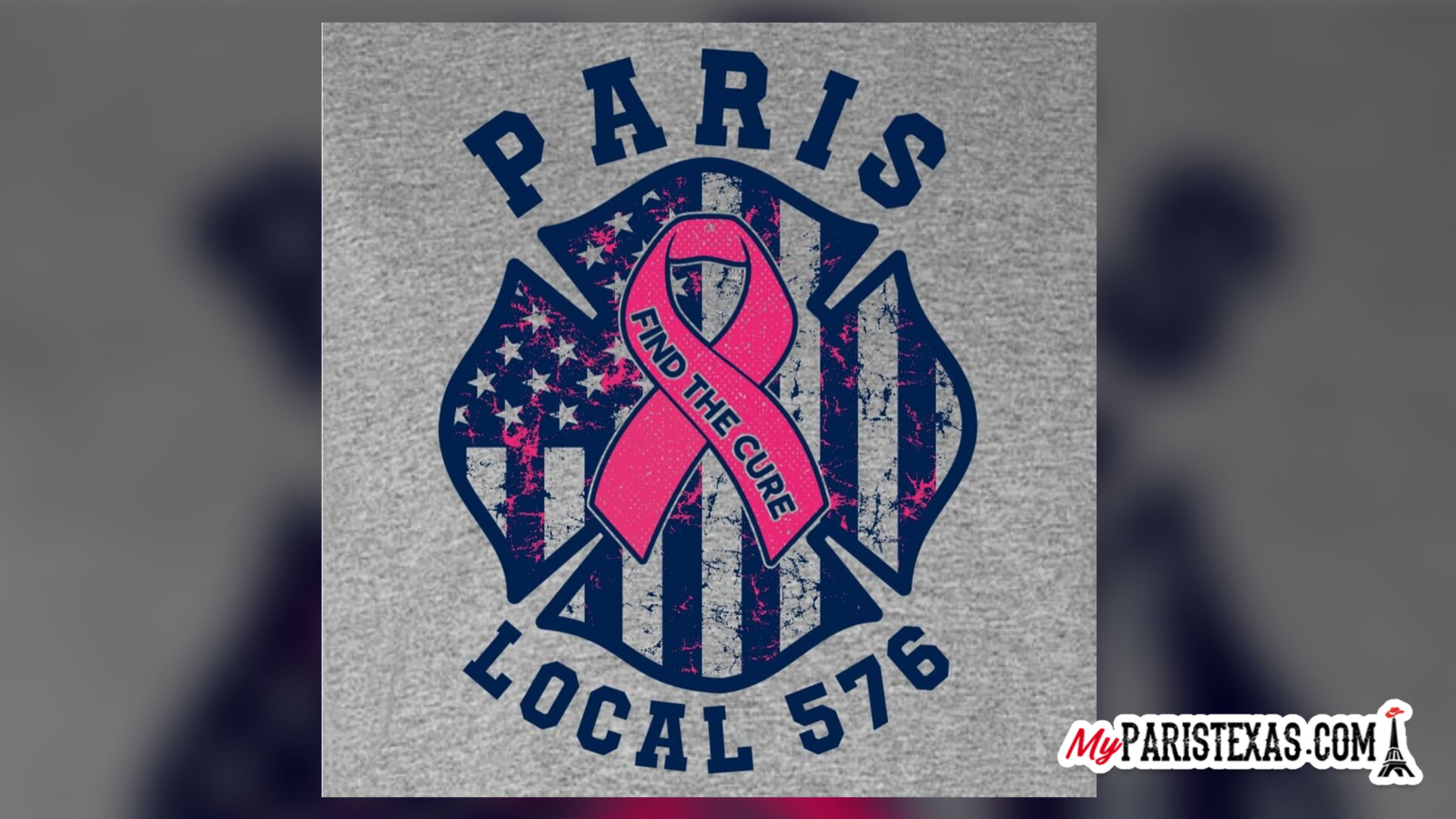 Fire Department Breast Cancer Shirts