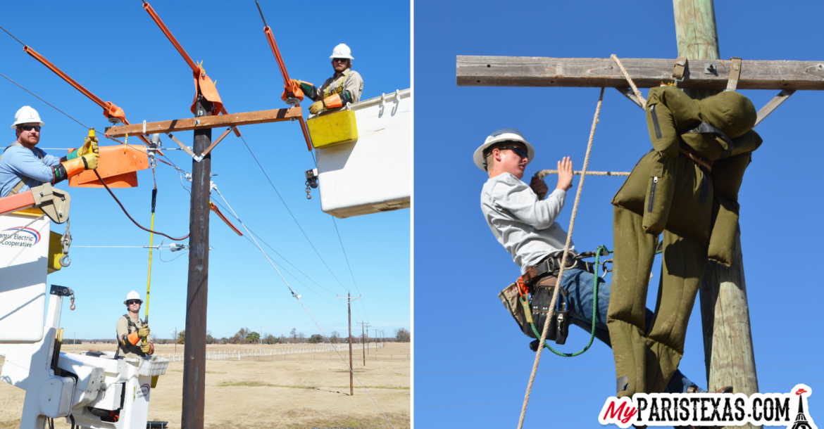 Lamar Electric Cooperative Linemen train for emergencies My Paris Texas