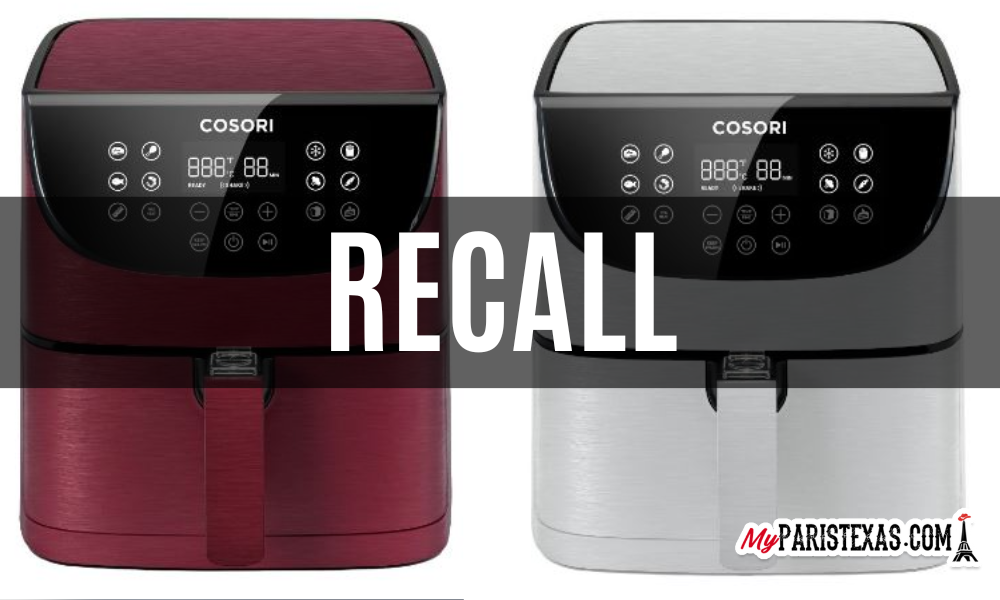Cosori air fryers recalled after reports of fires, burns