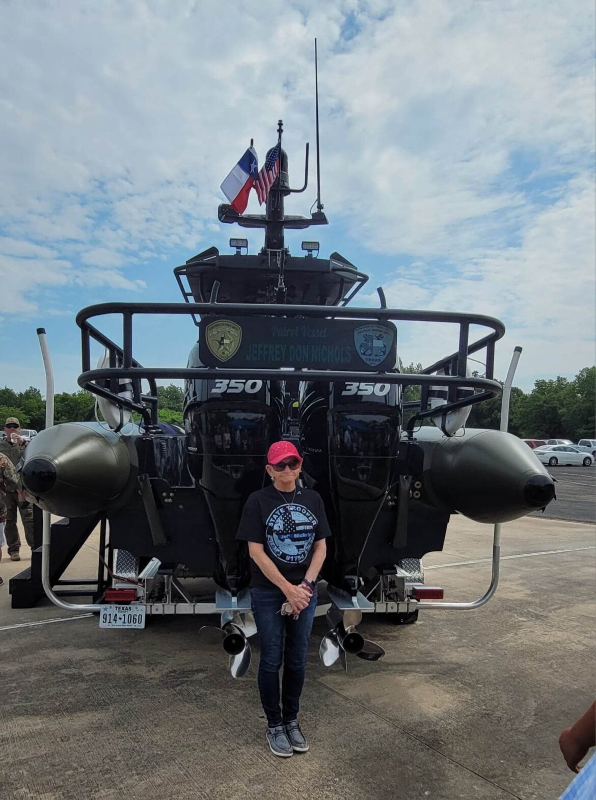 Texas Highway Patrol Tactical Marine Vessel dedicated to Trooper