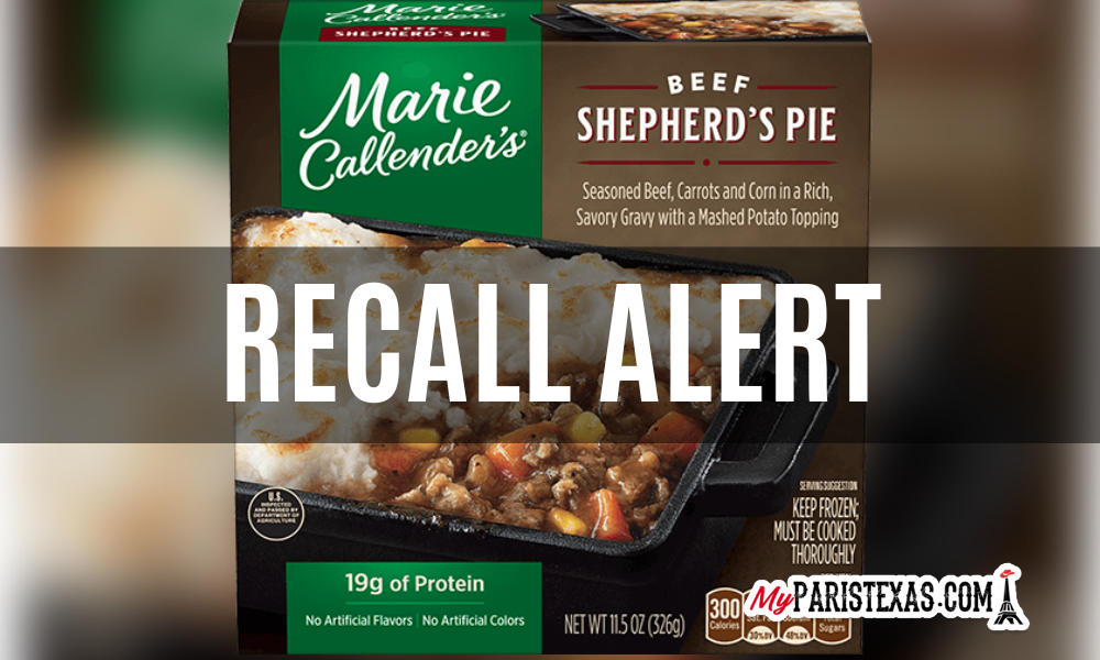 Marie Callender s Shepherd s Pie Products Recalled For Potential 